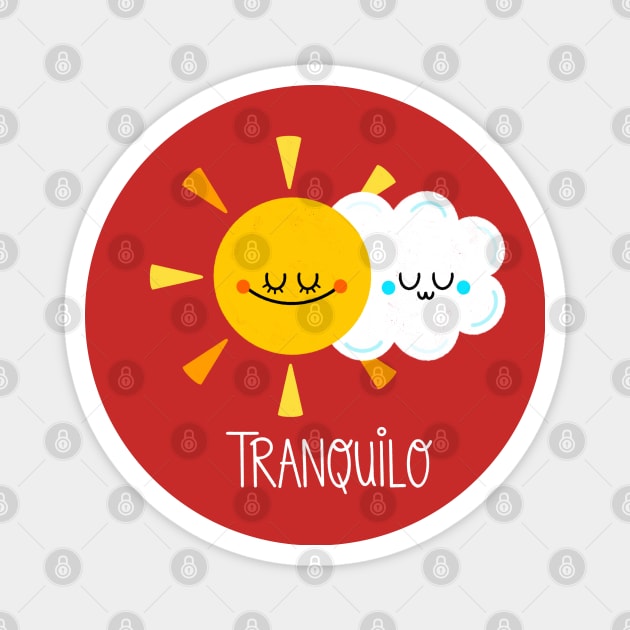 Tranquilo Magnet by KirstyFinnigan